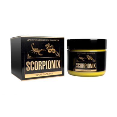 Scorpionix - крем-бальзам при боли в суставах и варикозе