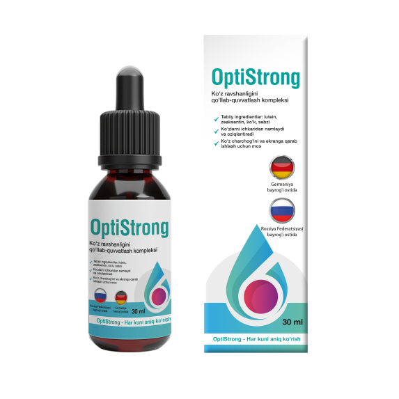 OptiStrong - капли для улучшения зрения OptiStrong - капли для улучшения зрения